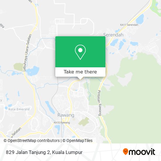 829 Jalan Tanjung 2 map