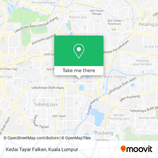 Kedai Tayar Falken map