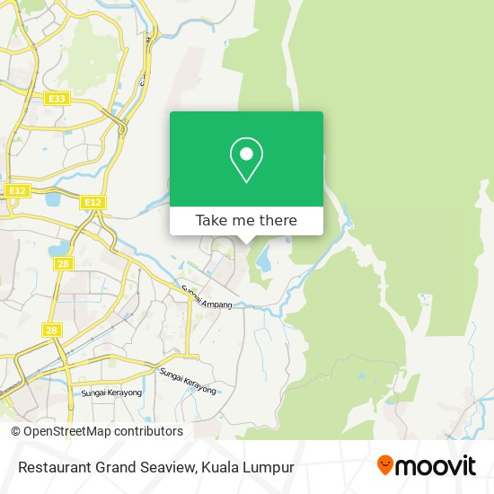 Restaurant Grand Seaview map