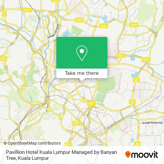 Pavillion Hotel Kuala Lumpur Managed by Banyan Tree map