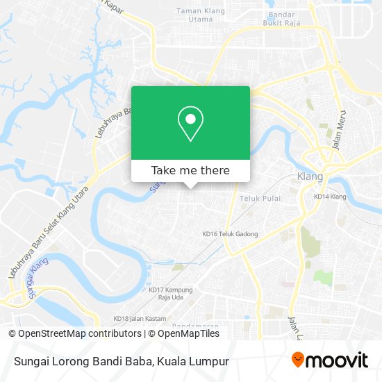 Peta Sungai Lorong Bandi Baba