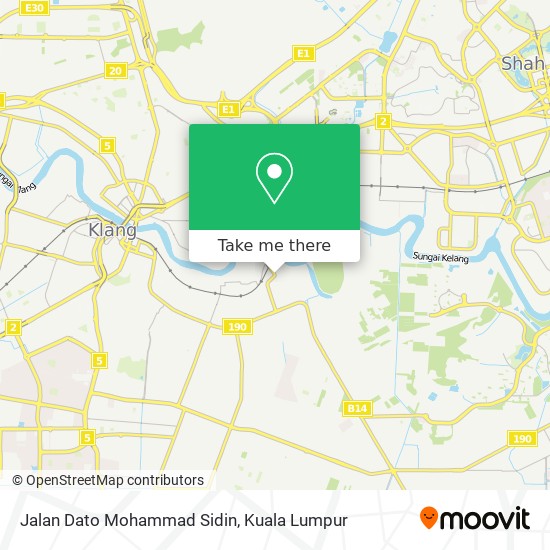 Jalan Dato Mohammad Sidin map