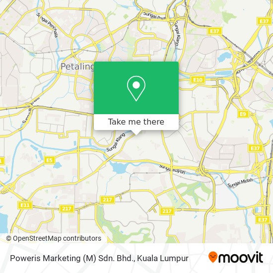 Poweris Marketing (M) Sdn. Bhd. map