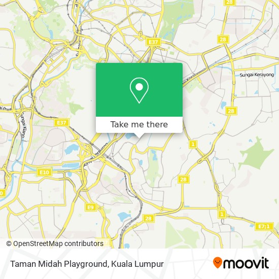 Taman Midah Playground map