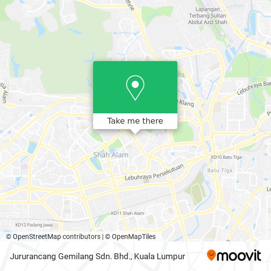 Jururancang Gemilang Sdn. Bhd. map