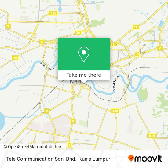 Tele Communication Sdn. Bhd. map