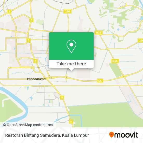 Restoran Bintang Samudera map