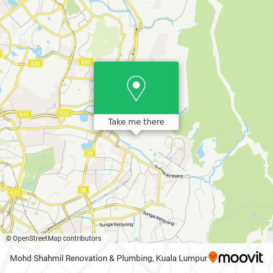 Peta Mohd Shahmil Renovation & Plumbing