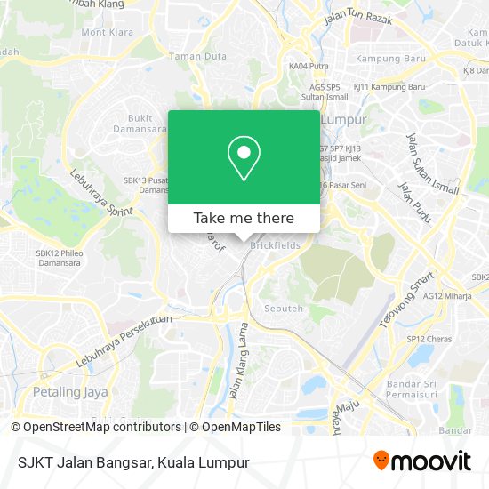 SJKT Jalan Bangsar map