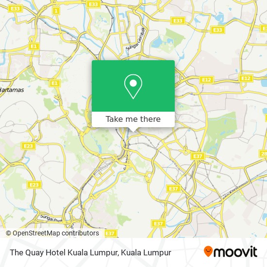 The Quay Hotel Kuala Lumpur map
