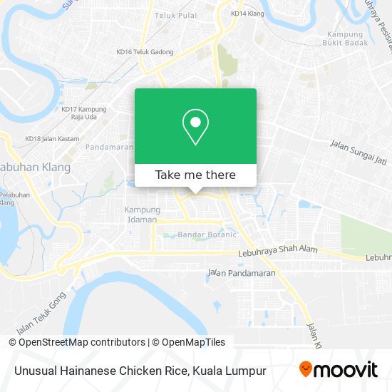 Unusual Hainanese Chicken Rice map