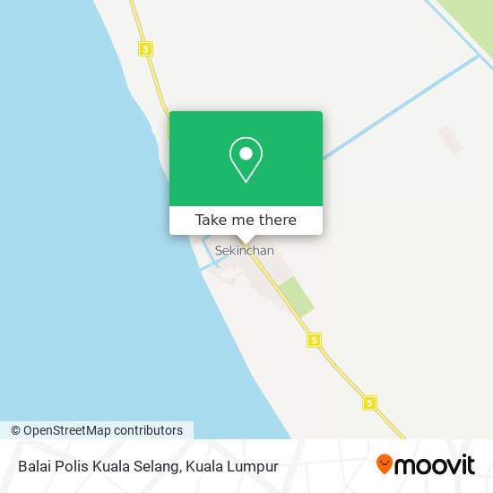 Balai Polis Kuala Selang map