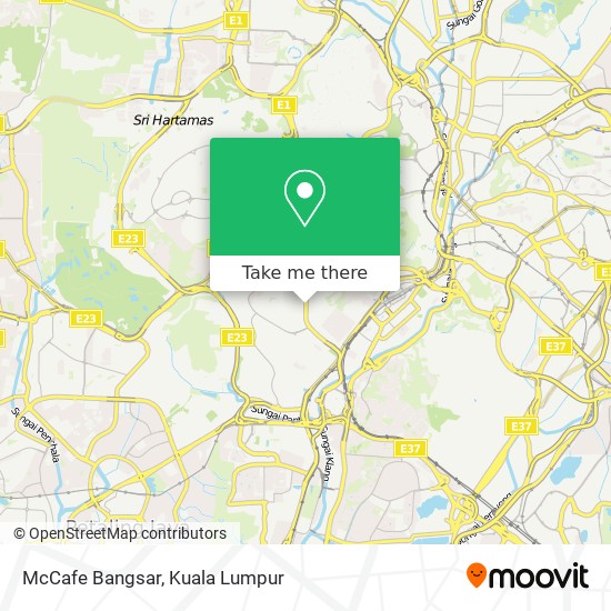 McCafe Bangsar map