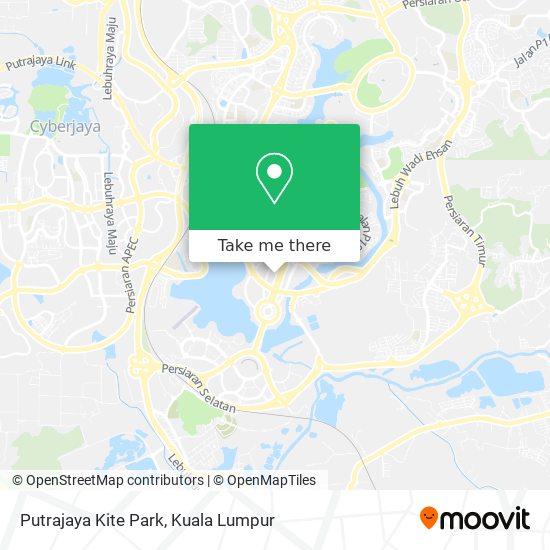 Putrajaya Kite Park map