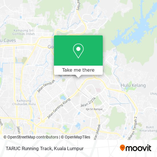 TARUC Running Track map