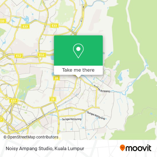Peta Noisy Ampang Studio