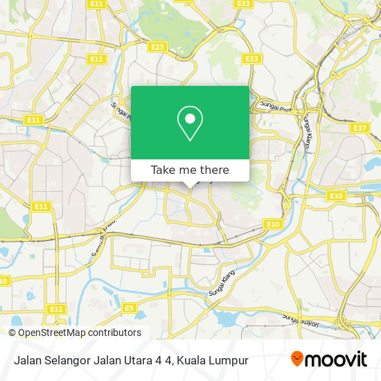 Peta Jalan Selangor Jalan Utara 4 4