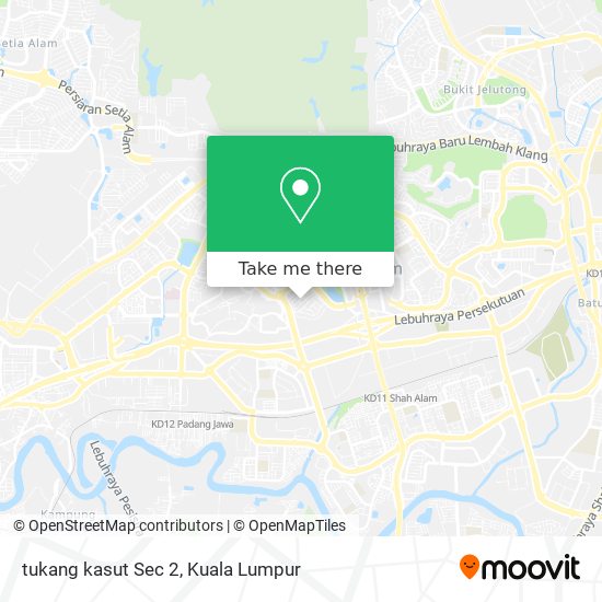 tukang kasut Sec 2 map