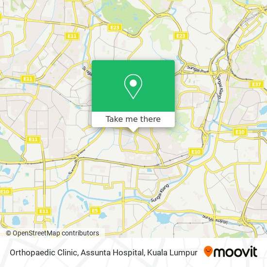 Orthopaedic Clinic, Assunta Hospital map