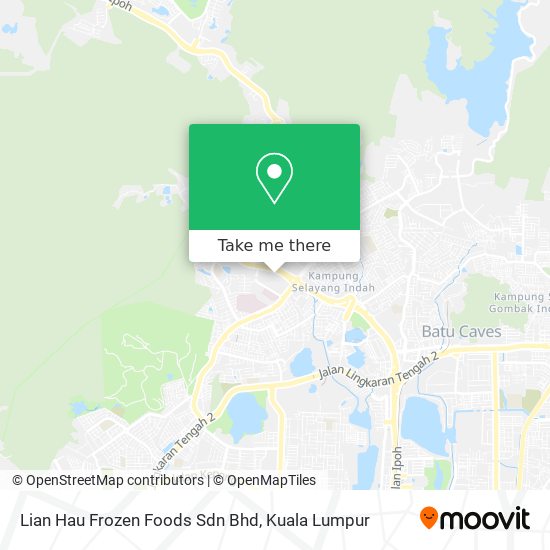 Peta Lian Hau Frozen Foods Sdn Bhd