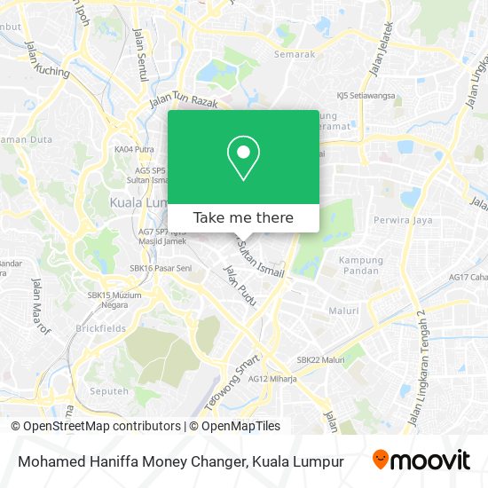 Mohamed Haniffa Money Changer map