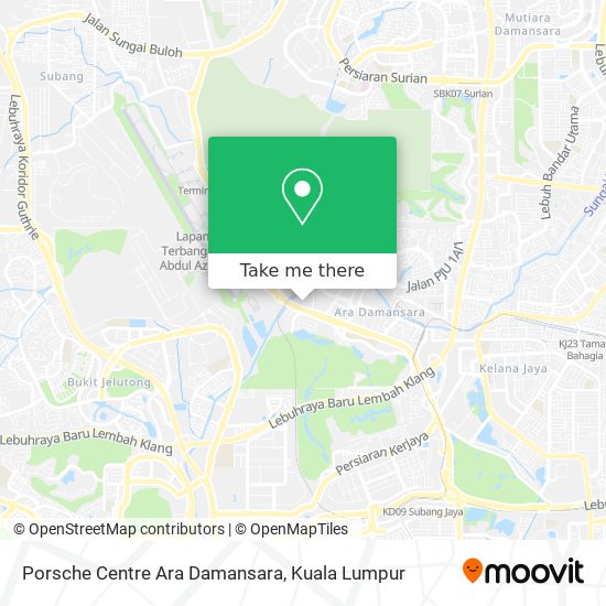 Porsche Centre Ara Damansara map