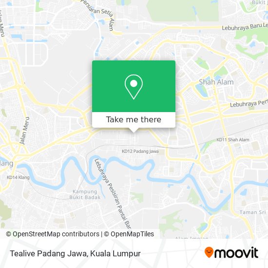 Peta Tealive Padang Jawa