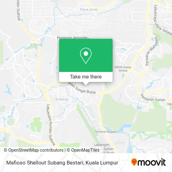 Mafioso Shellout Subang Bestari map