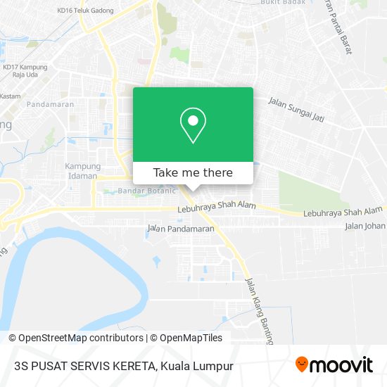 3S PUSAT SERVIS KERETA map