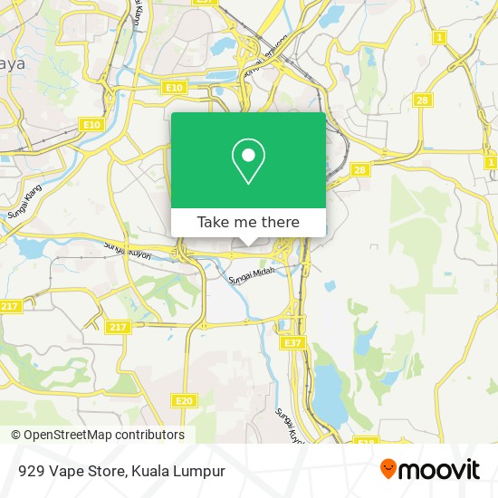 929 Vape Store map