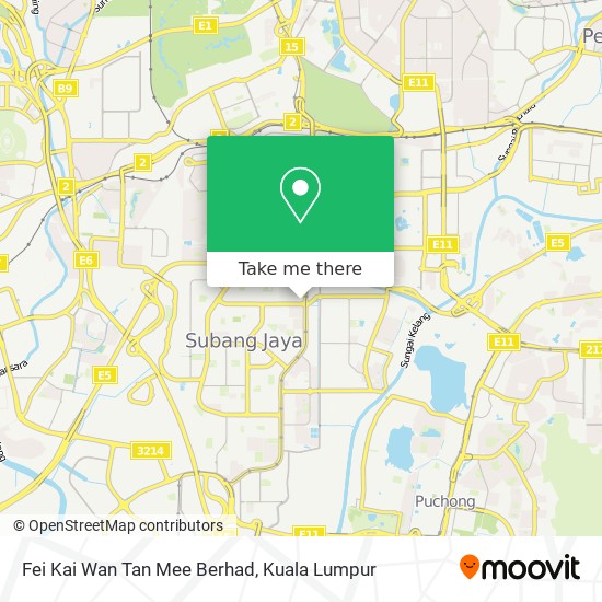 Fei Kai Wan Tan Mee Berhad map
