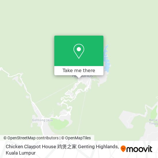 Chicken Claypot House 鸡煲之家 Genting Highlands map