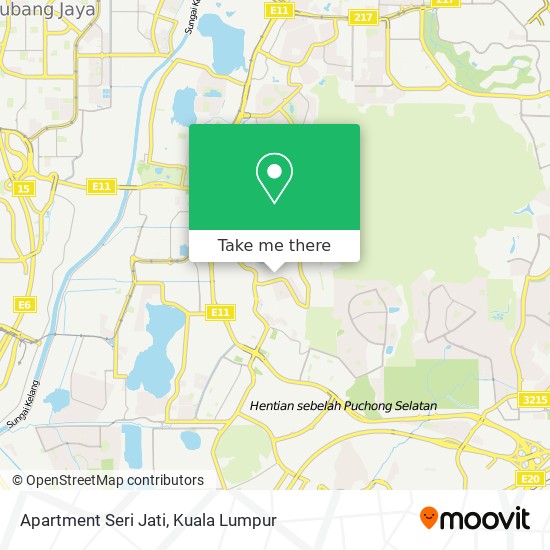 Apartment Seri Jati map