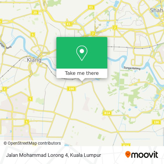 Peta Jalan Mohammad Lorong 4