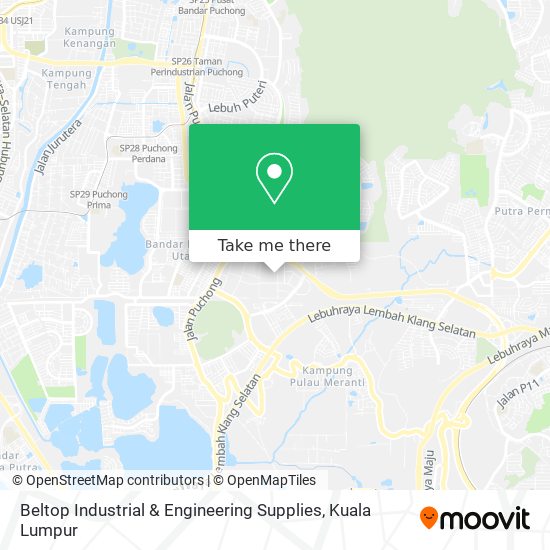 Beltop Industrial & Engineering Supplies map