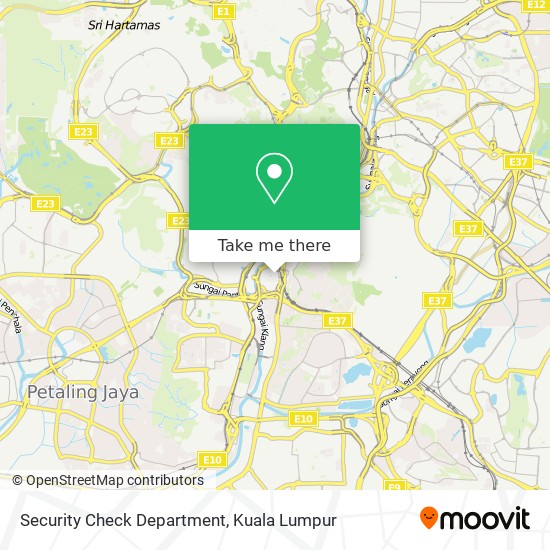 Security Check Department map