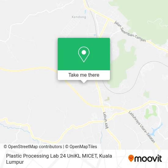 Plastic Processing Lab 24 UniKL MICET map