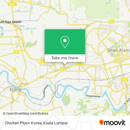 Chicken Plus+ Korea map