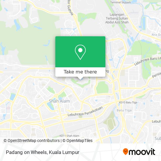 Padang on Wheels map