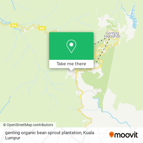 genting organic bean sprout plantation map