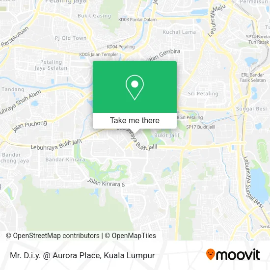Mr. D.i.y. @ Aurora Place map