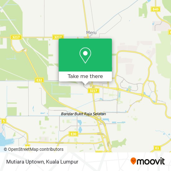 Mutiara Uptown map