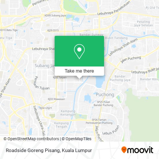 Roadside Goreng Pisang map