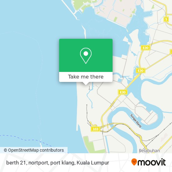 berth 21, nortport, port klang map