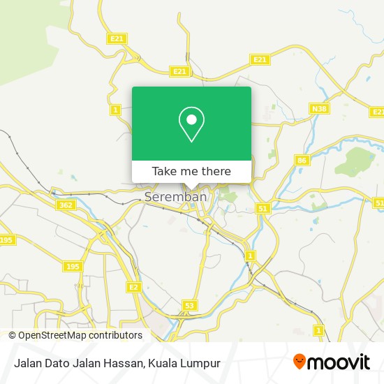 Jalan Dato Jalan Hassan map