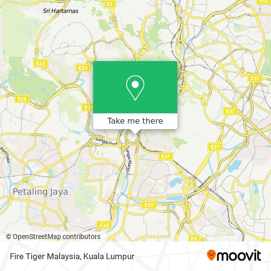 Fire Tiger Malaysia map