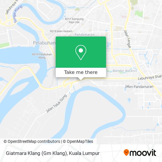 Giatmara Klang (Gm Klang) map