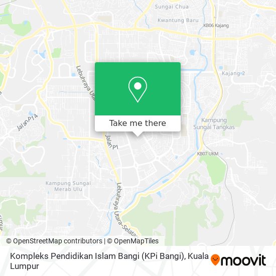 Peta Kompleks Pendidikan Islam Bangi (KPi Bangi)