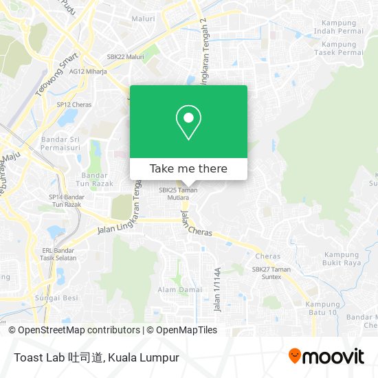 Toast Lab 吐司道 map