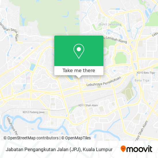How To Get To Jabatan Pengangkutan Jalan Jpj In Shah Alam By Bus Or Mrt Lrt